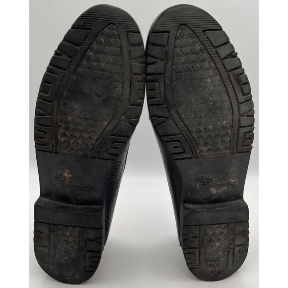 Allen Edmonds Nashua Loafers Size 10.5D Kiltie Tassel Black Brown Leather Shoes - Picture 12 of 12